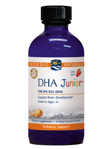 DHA Junior Liquid/Strawberry 4 oz